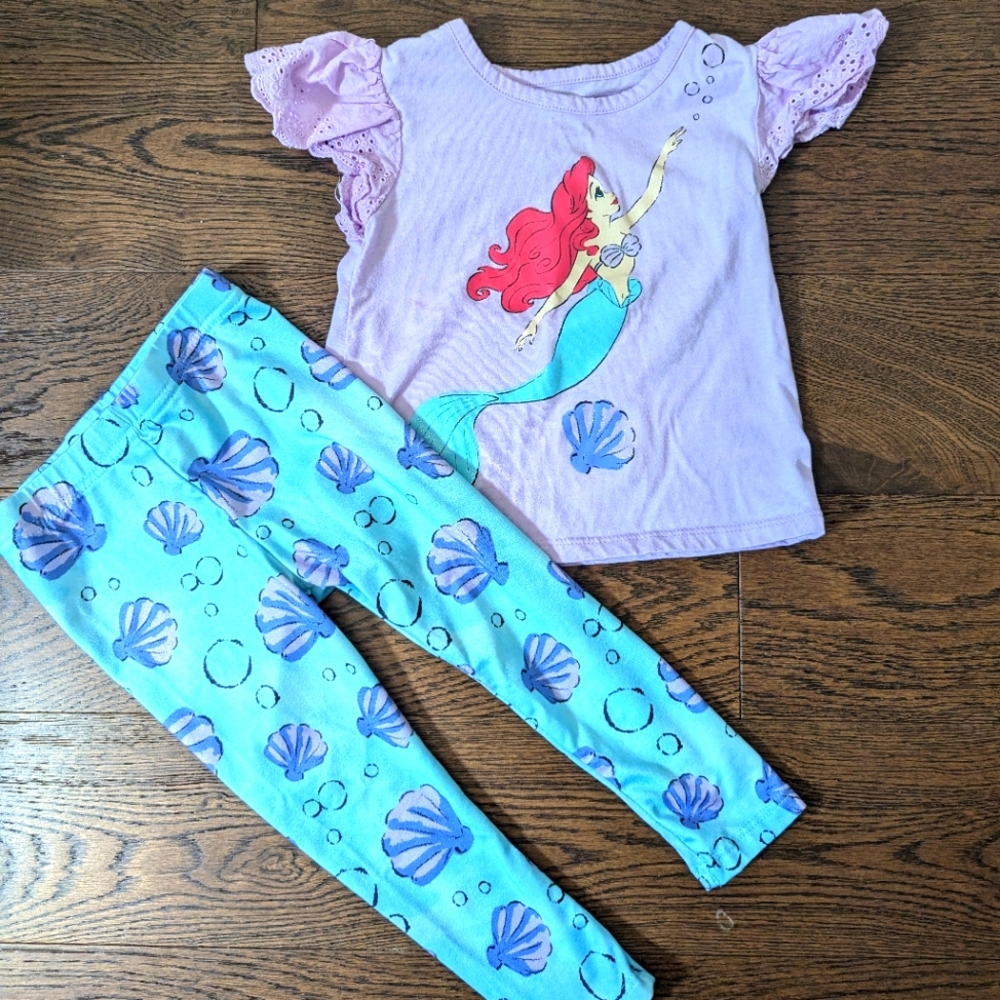 Disney Princess Little Mermaid toddler set